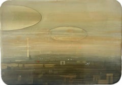 Paisaje urbano IV Pintura acrílica sobre panel En Stock