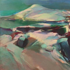 'Alpine Landscape', Bay Area Abstraction, Mid-Century Woman Modernist, CCAC