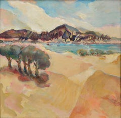 "Drifting Sands" - Paysage abstrait de l'école de Berkeley