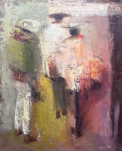 Going to Market (Taxco). Monterey CA artist.