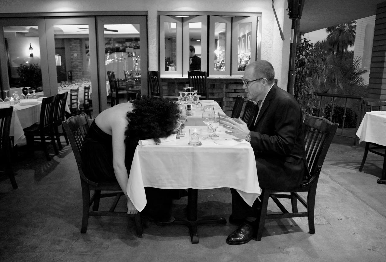 Marjorie Salvaterra Black and White Photograph - Him 2
