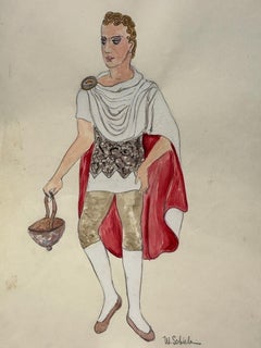 Ensemble de 9 illustrations de caractères classiques égyptiens répertoriés américains