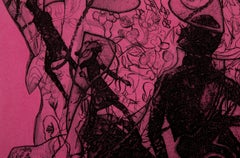 Apple (2nd Edition), Surrealist Etching by Marjorie Tomchuk