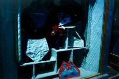Vintage Photograph Cibachrome 1981 Beijing China Lingerie Shop Color Photo Print