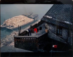 Vintage Photograph Cibachrome Chongqing Yangtze River China Color Photo Print
