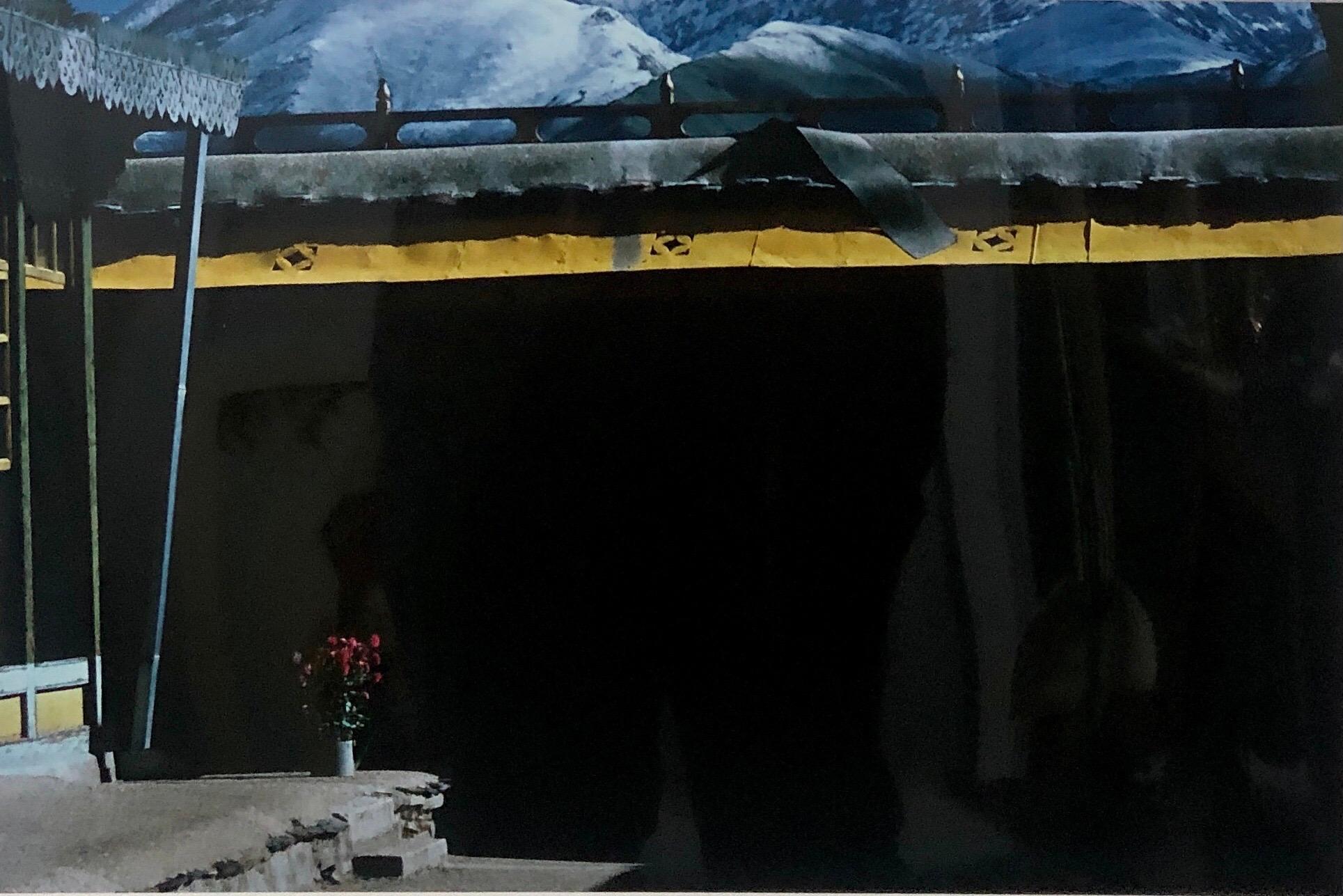 Mark Abrahamson Color Photograph – Vintage Fotografie Cibachrome Jokang Dachdecke Tibet Jokhang Farbfotodruck
