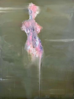 "Fiorentino" - Pittura ad olio figurativa di Mark Acetelli