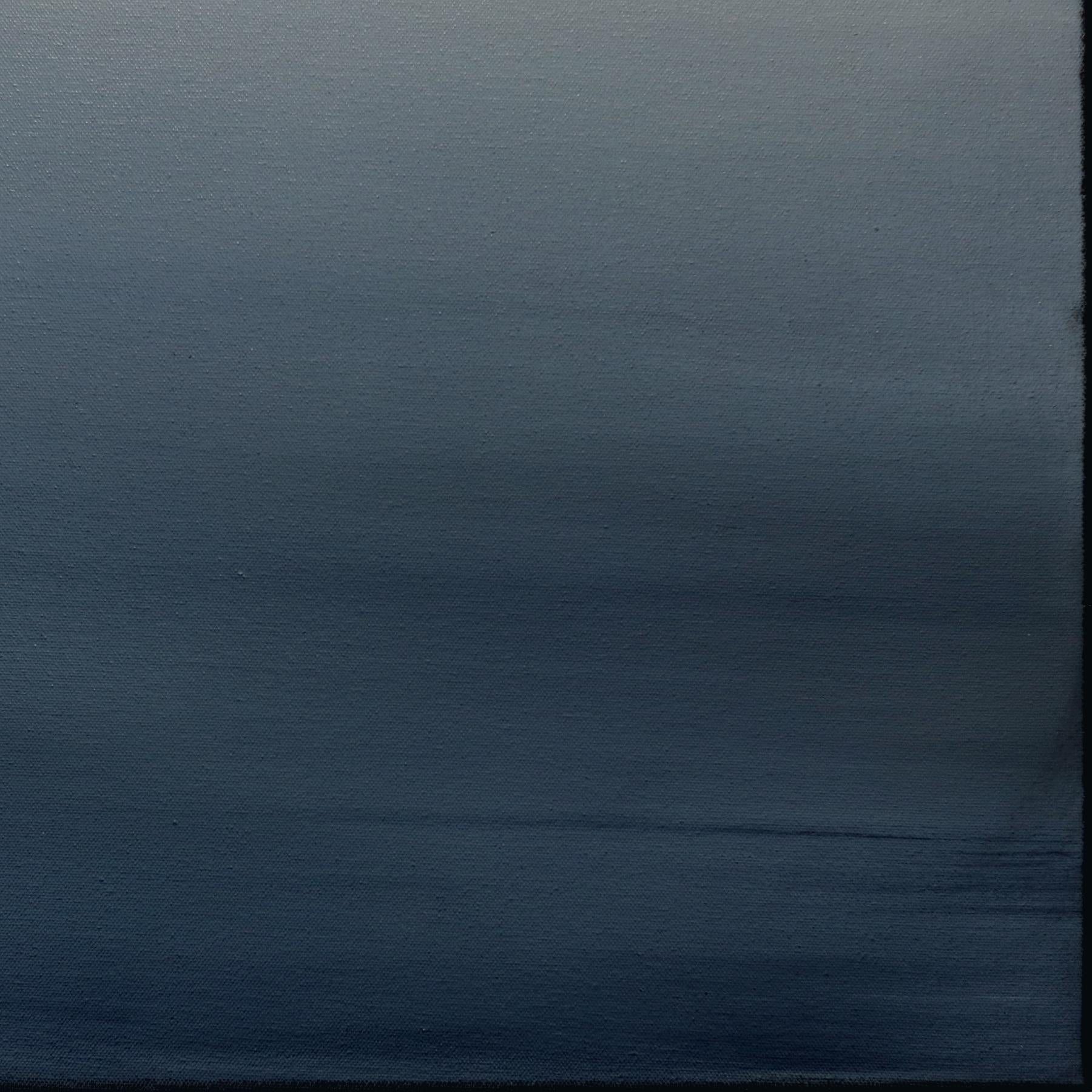 Guided By Your Light - Abstract Atmospheric Landscape Oil Painting on Canvas For Sale 5