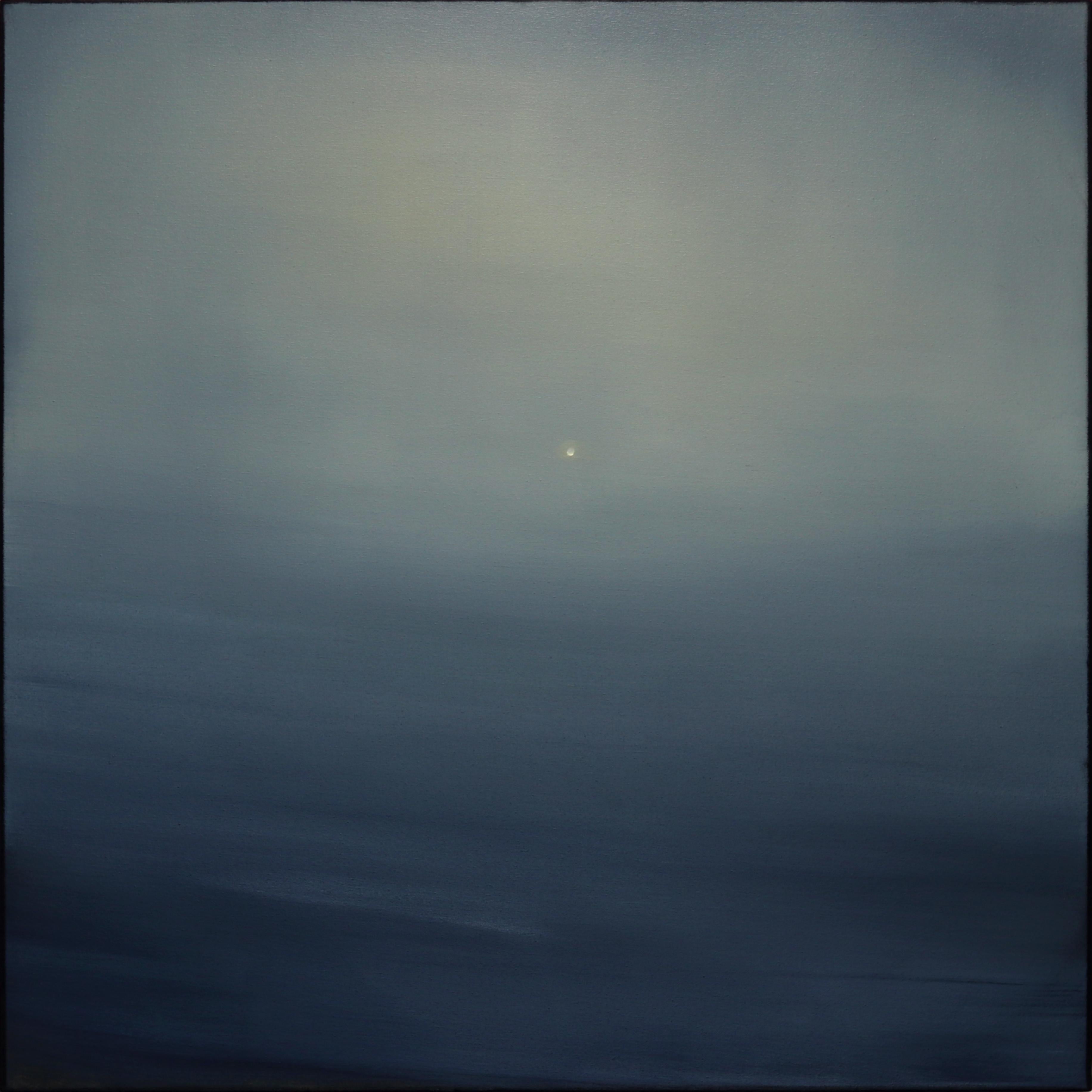 Mark Acetelli Landscape Painting - Guided By Your Light - Abstract Atmospheric Landscape Oil Painting on Canvas