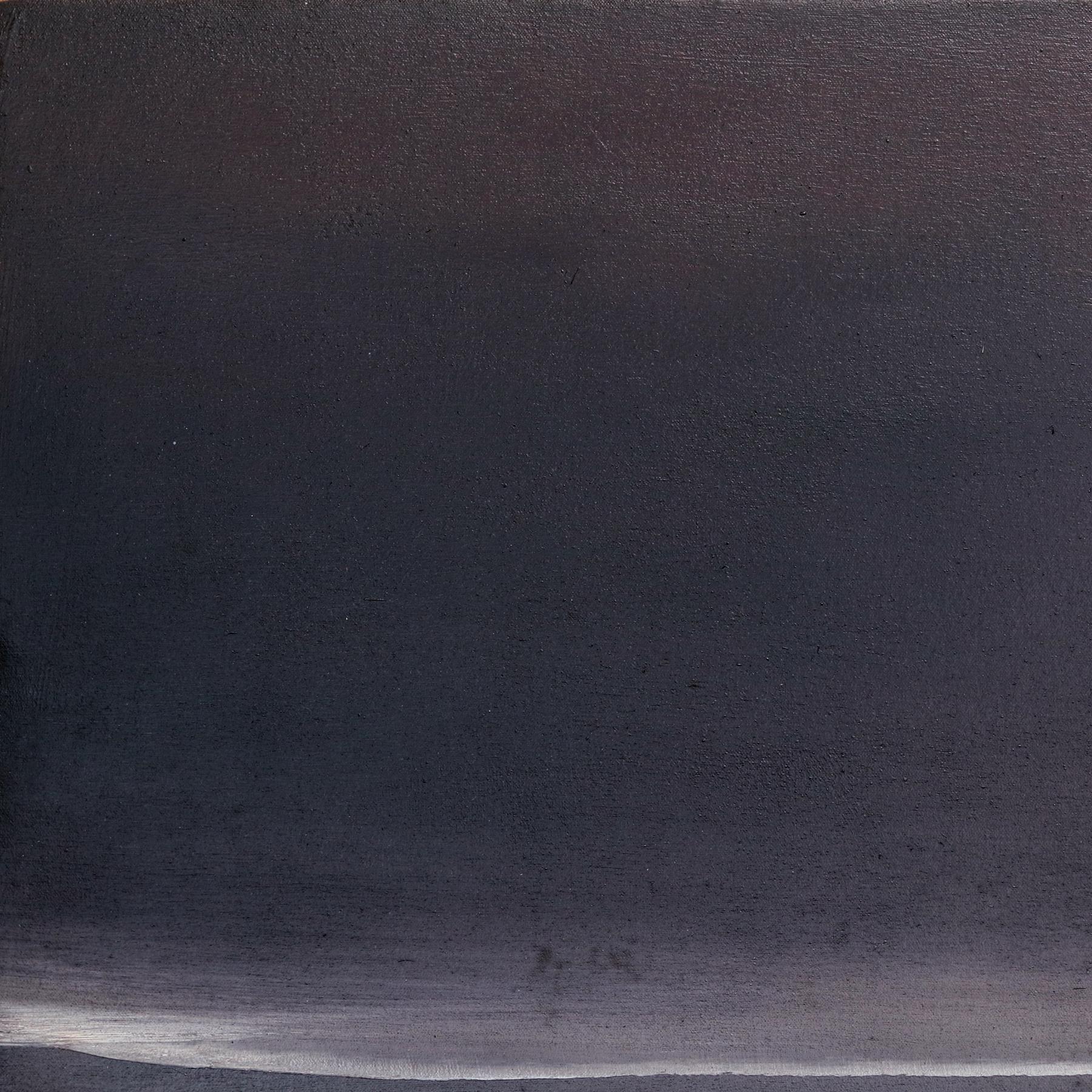 Distacco infinito - Pittura ad olio su tela di un paesaggio atmosferico astratto - Painting Astratto di Mark Acetelli
