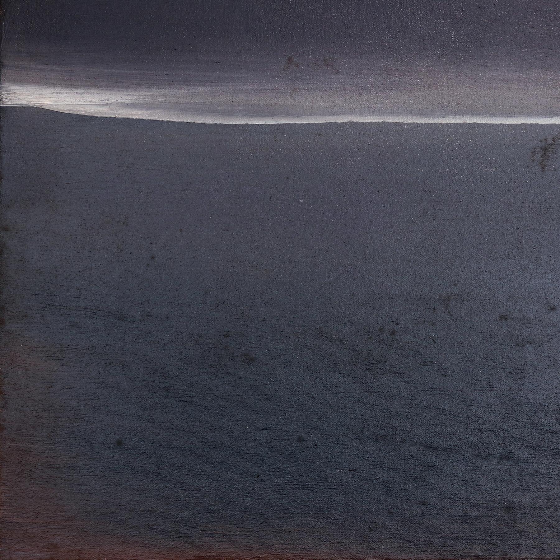Distacco infinito - Pittura ad olio su tela di un paesaggio atmosferico astratto in vendita 2