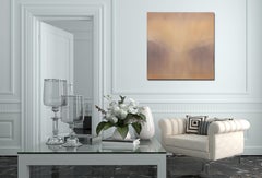 Return to Presence - Moody Abstract Atmospheric Landscape Oil Painting on Canvas