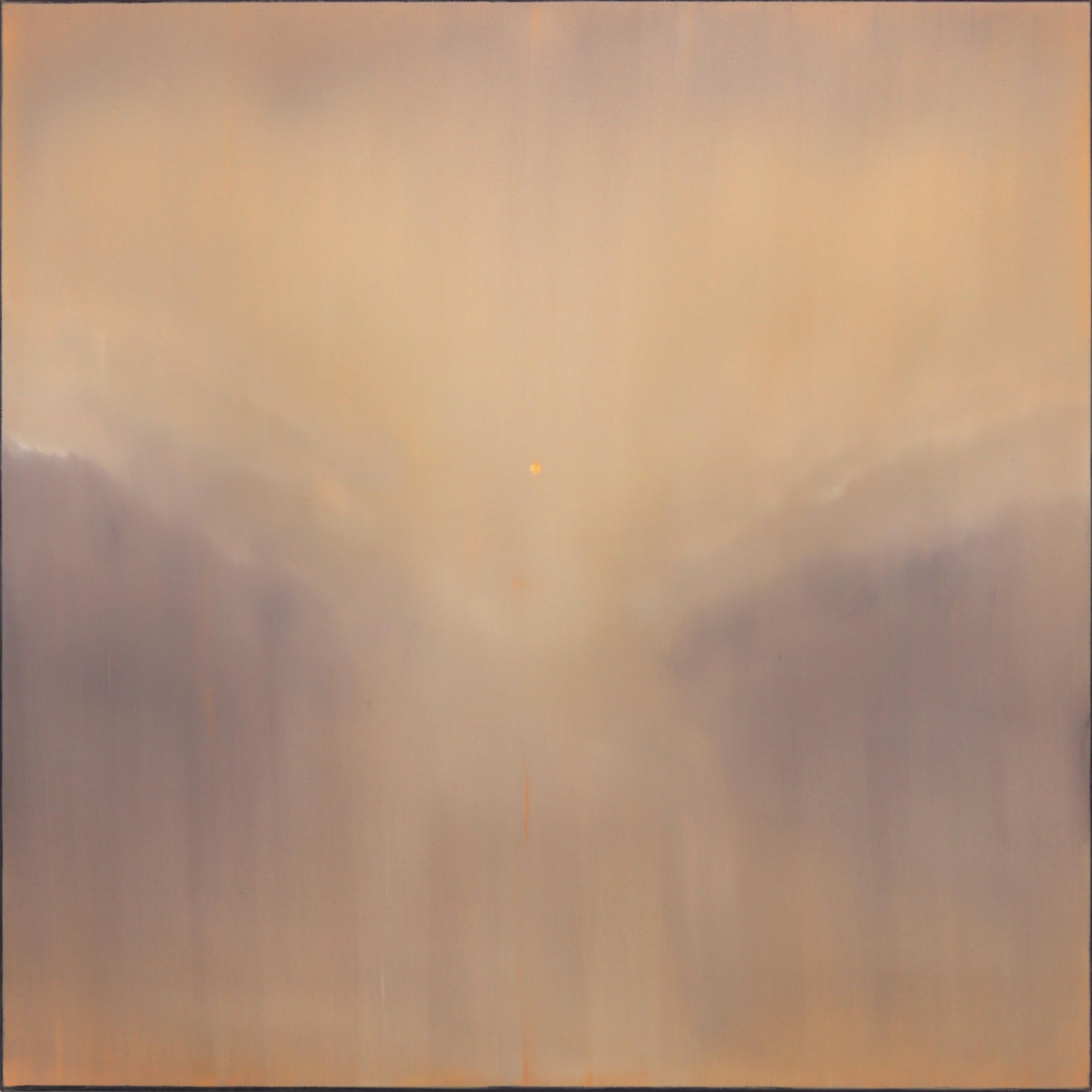 Return to Presence - Stimmungsvolle abstrakte atmosphärische Landschaft Ölgemälde auf Leinwand