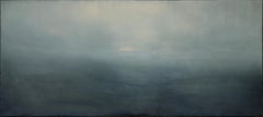 Set Adrift - Pittura a olio su tela di grandi dimensioni con atmosfera astratta e seducente