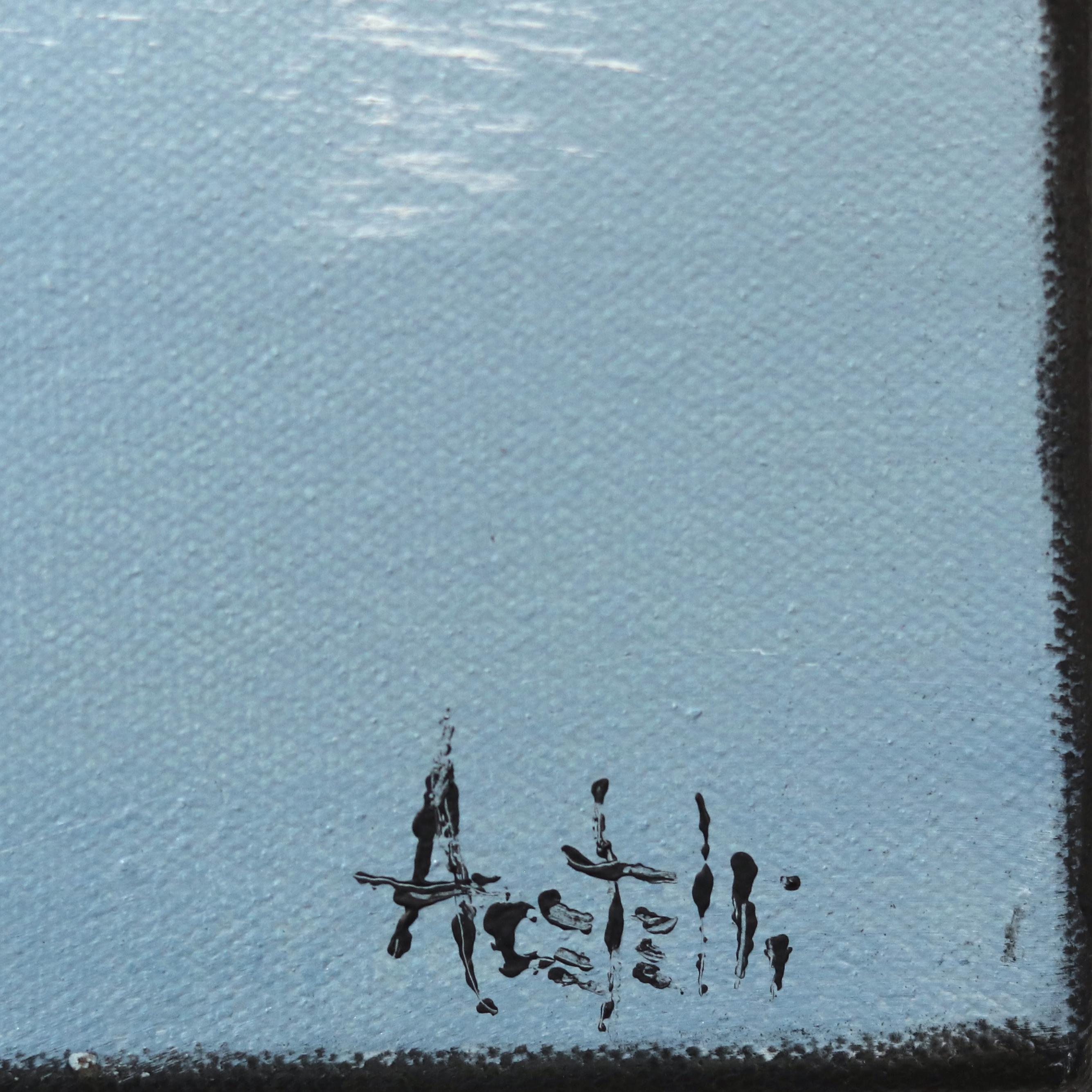 Sojourn II - Huile sur toile originale - Peinture de paysage abstrait en vente 5