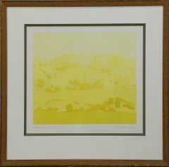 Mark Adams "Diablo Range, State II" 1982/89 Signed Limited Edition Etching