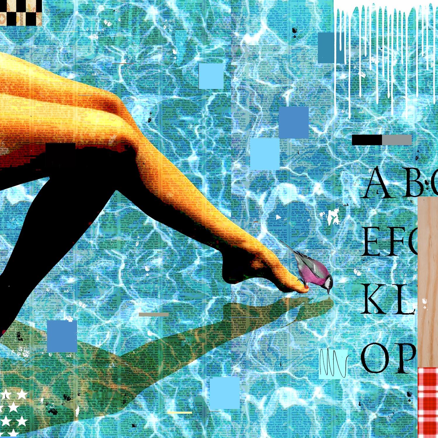 Zwiebelkelle mit Zwiebelkelle – Mixed Media Art von Mark Andrew Allen