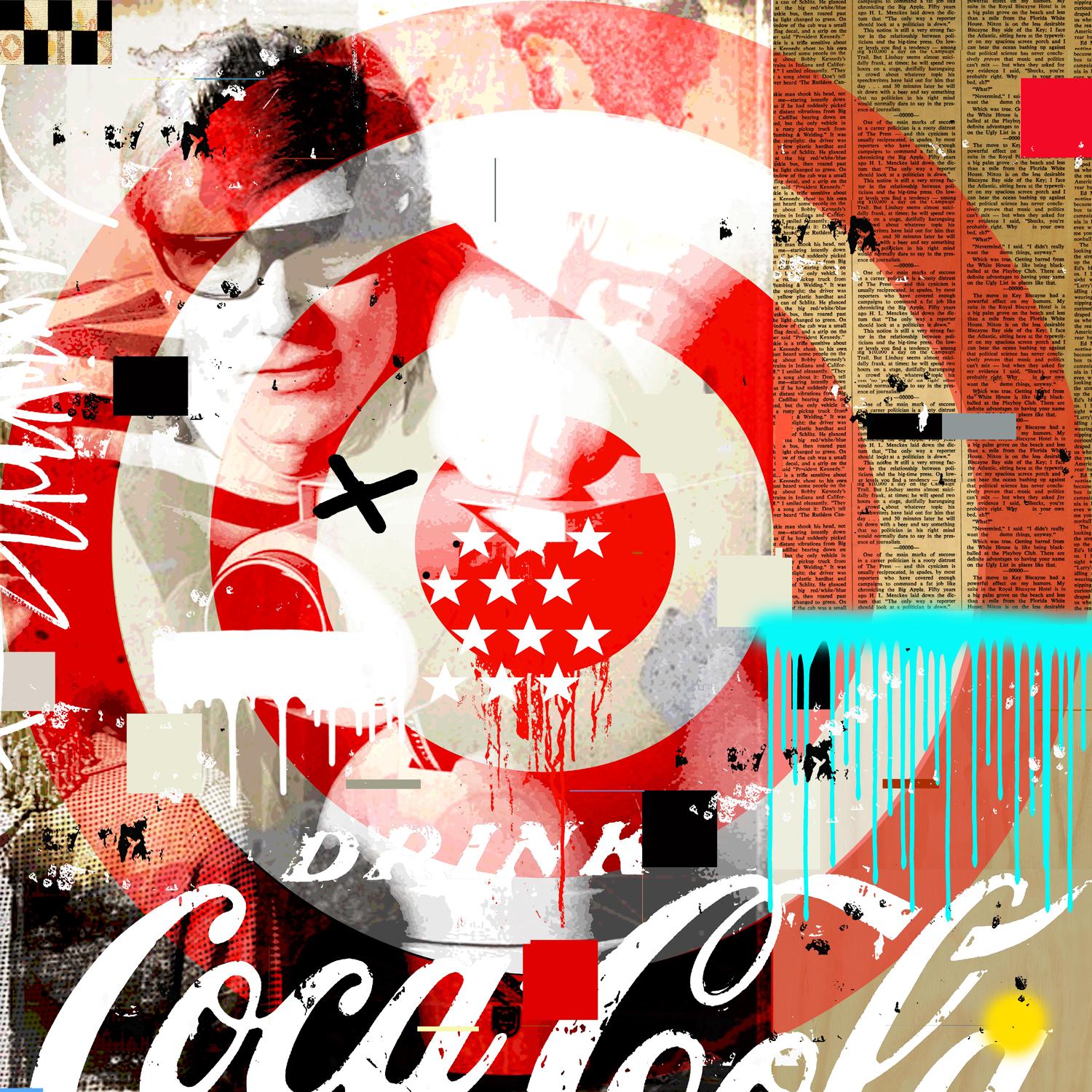 Mark Andrew Allen Figurative Painting - Warhol Coca Cola