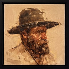 " Bad Hombre LI - Huile sur toile - Peinture de portrait occidentale