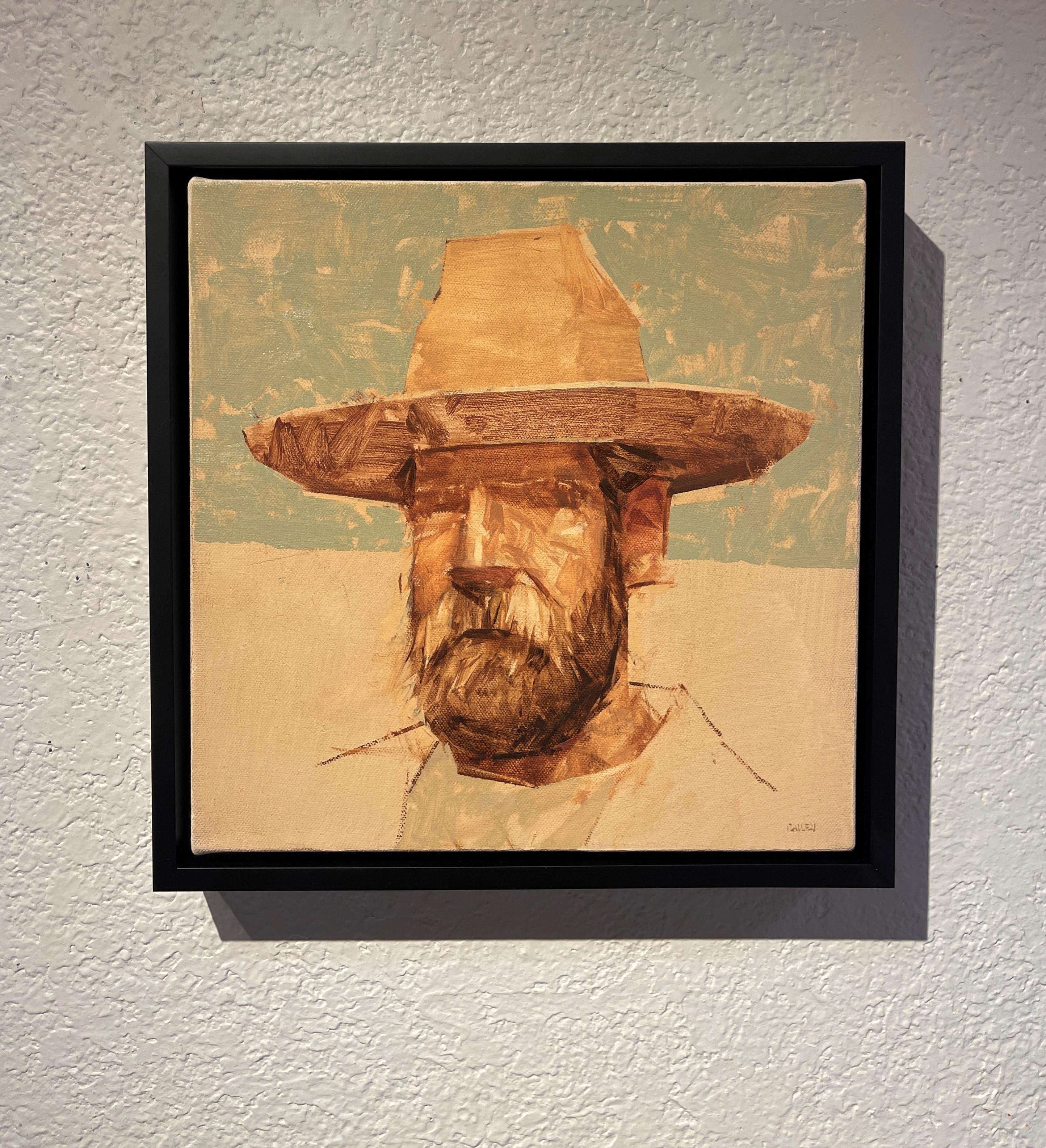 „Bad Hombre XLIV“ (2025) von Mark Andrew Bailey, Original-Ölgemälde, Cowboy im Angebot 1