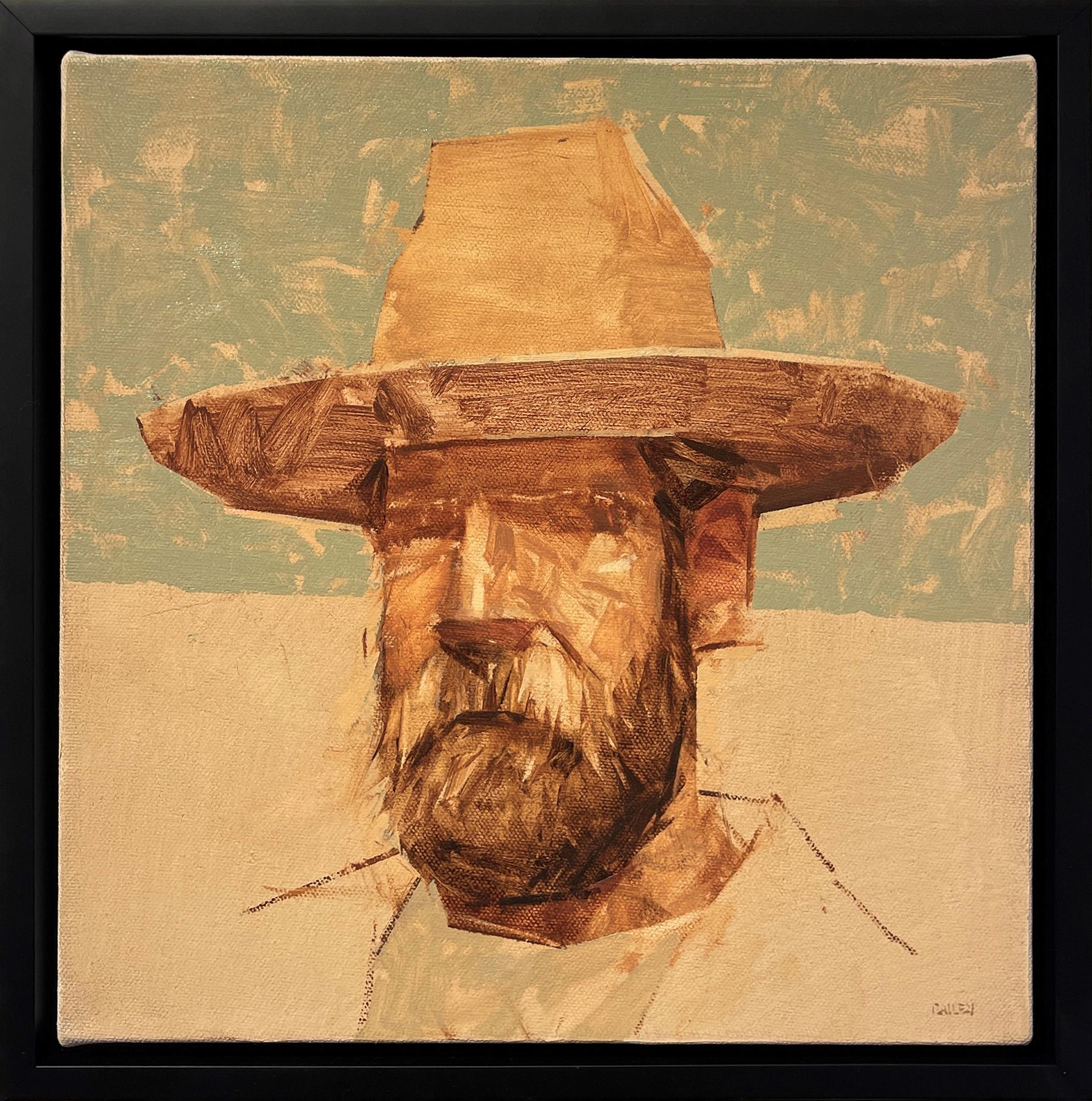 „Bad Hombre XLIV“ (2025) von Mark Andrew Bailey, Original-Ölgemälde, Cowboy im Angebot 3