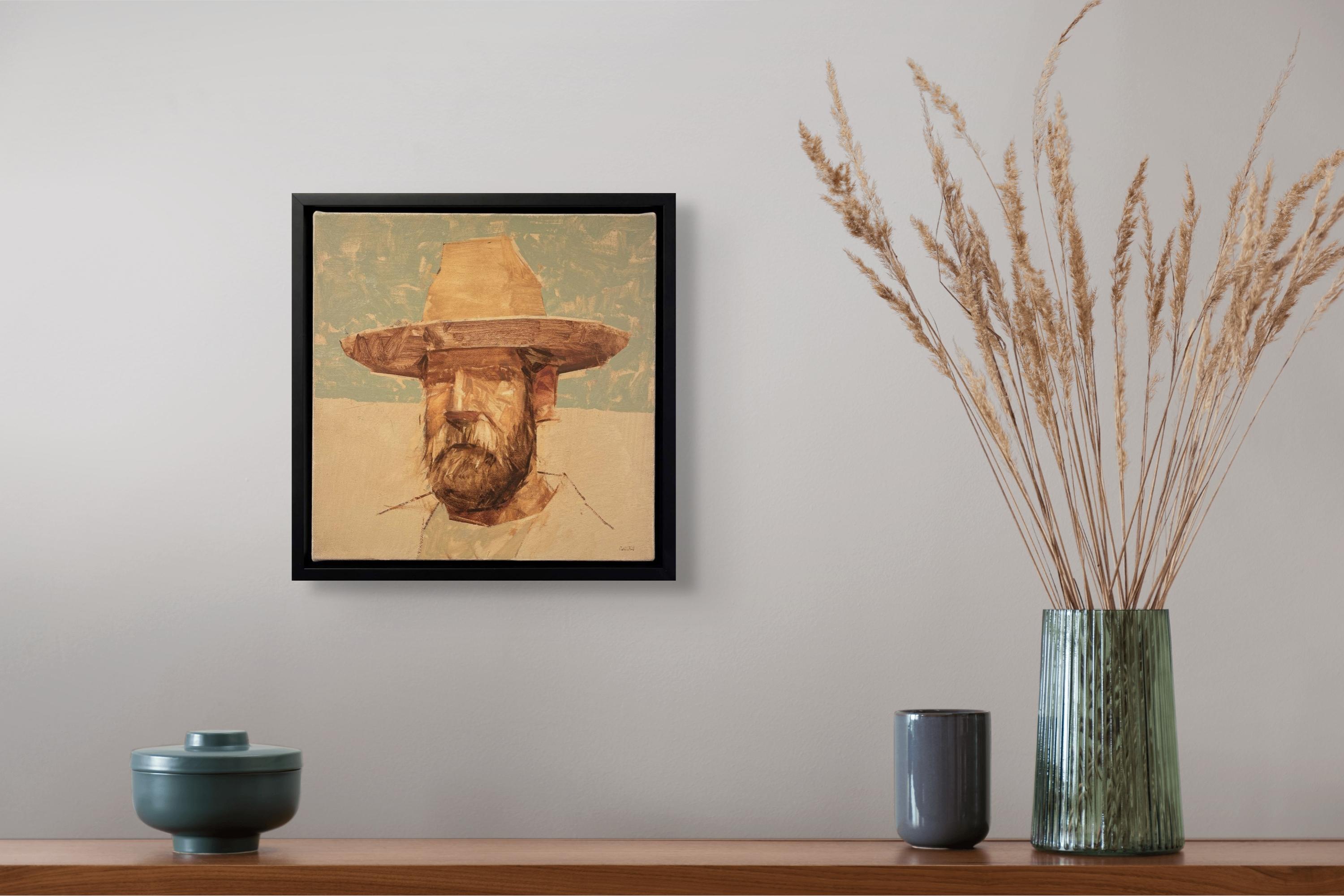 „Bad Hombre XLIV“ (2025) von Mark Andrew Bailey, Original-Ölgemälde, Cowboy im Angebot 4