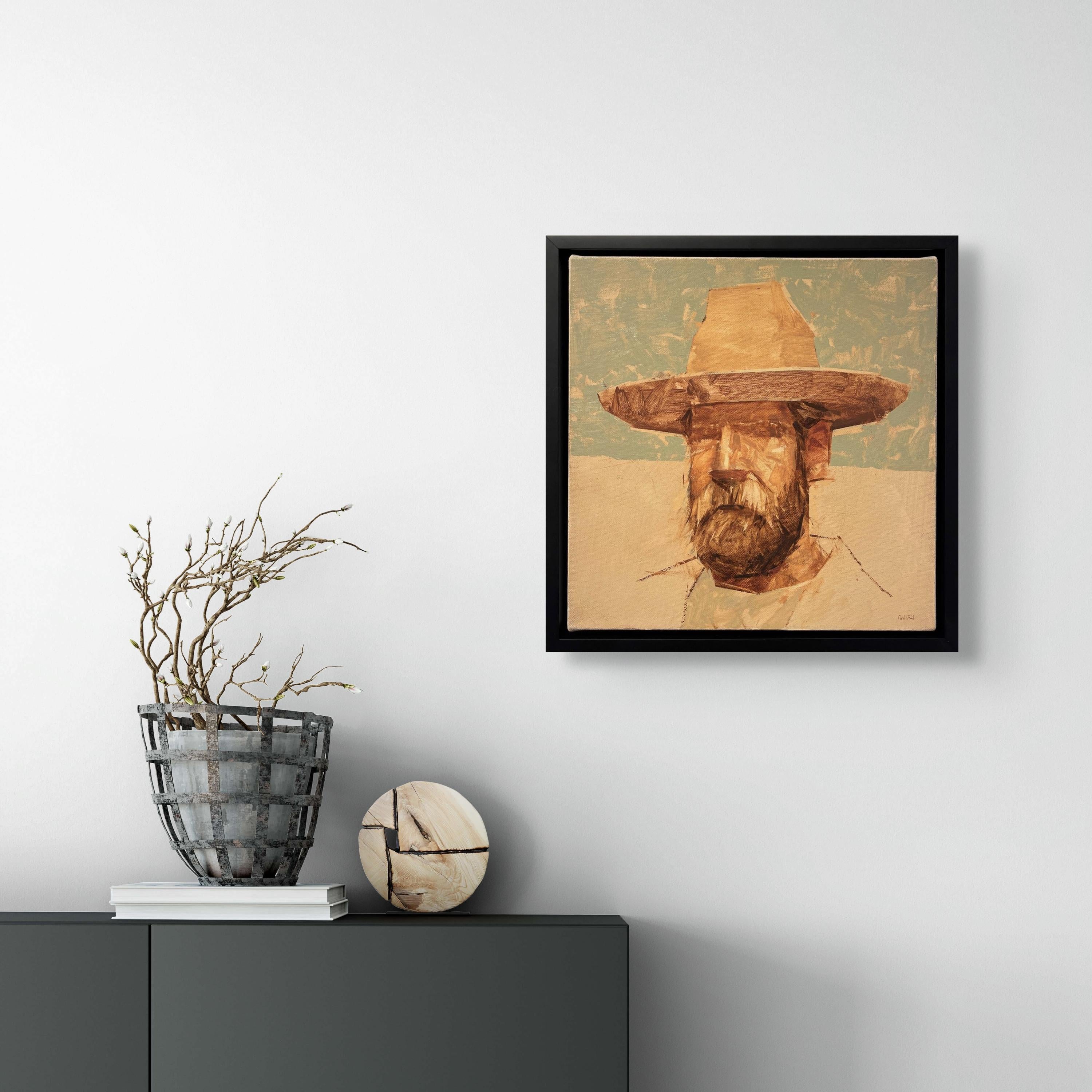 „Bad Hombre XLIV“ (2025) von Mark Andrew Bailey, Original-Ölgemälde, Cowboy im Angebot 6
