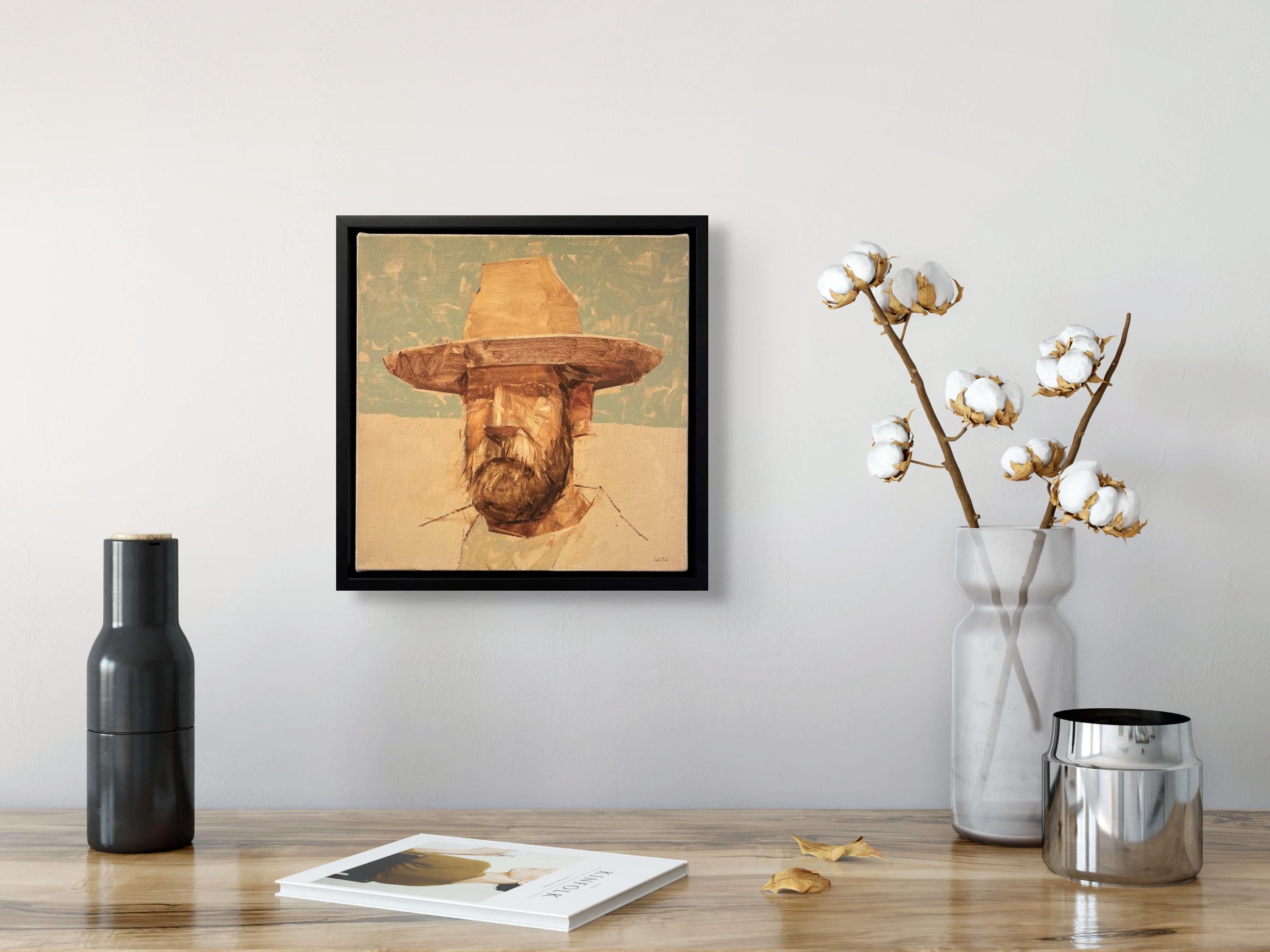 „Bad Hombre XLIV“ (2025) von Mark Andrew Bailey, Original-Ölgemälde, Cowboy im Angebot 7