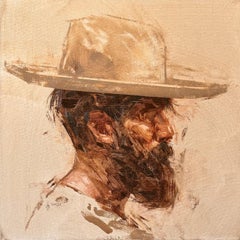 "Bad Hombre XXXIX" (2024) By Marl Andrew Bailey, Original Oil Painting