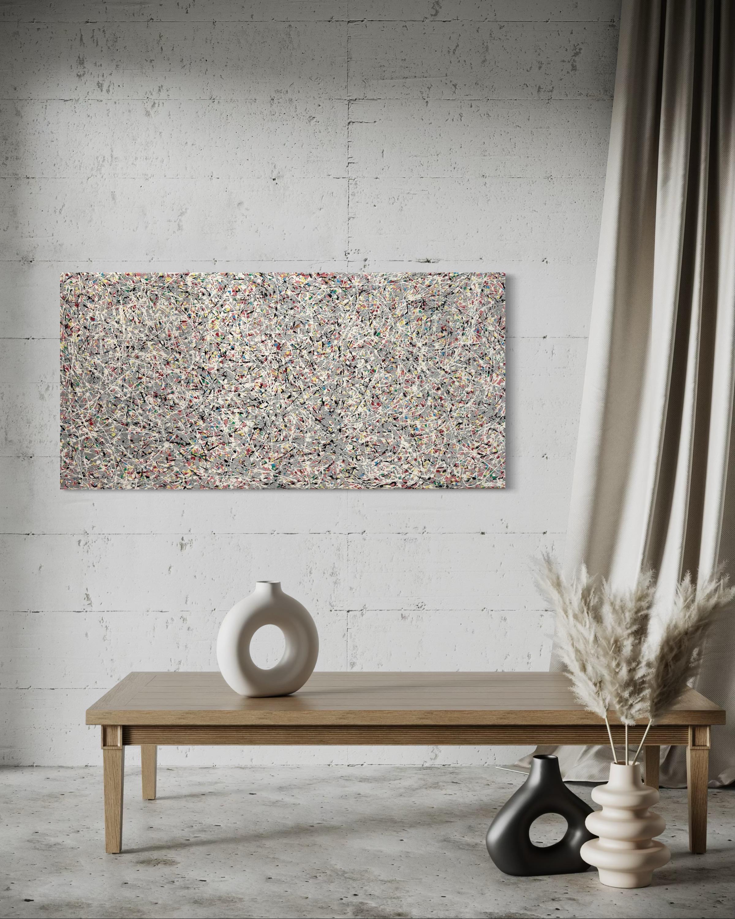 Künstler: Mark Antoni
Arbeit: Original-Acrylmalerei, Handgefertigtes Kunstwerk, Unikat 
Medium: Acryl auf Leinwand 
Jahr: 2024
Stil: Zeitgenössische Kunst, 
Titel: Abstrakte Konversation 2,
Größe: 27