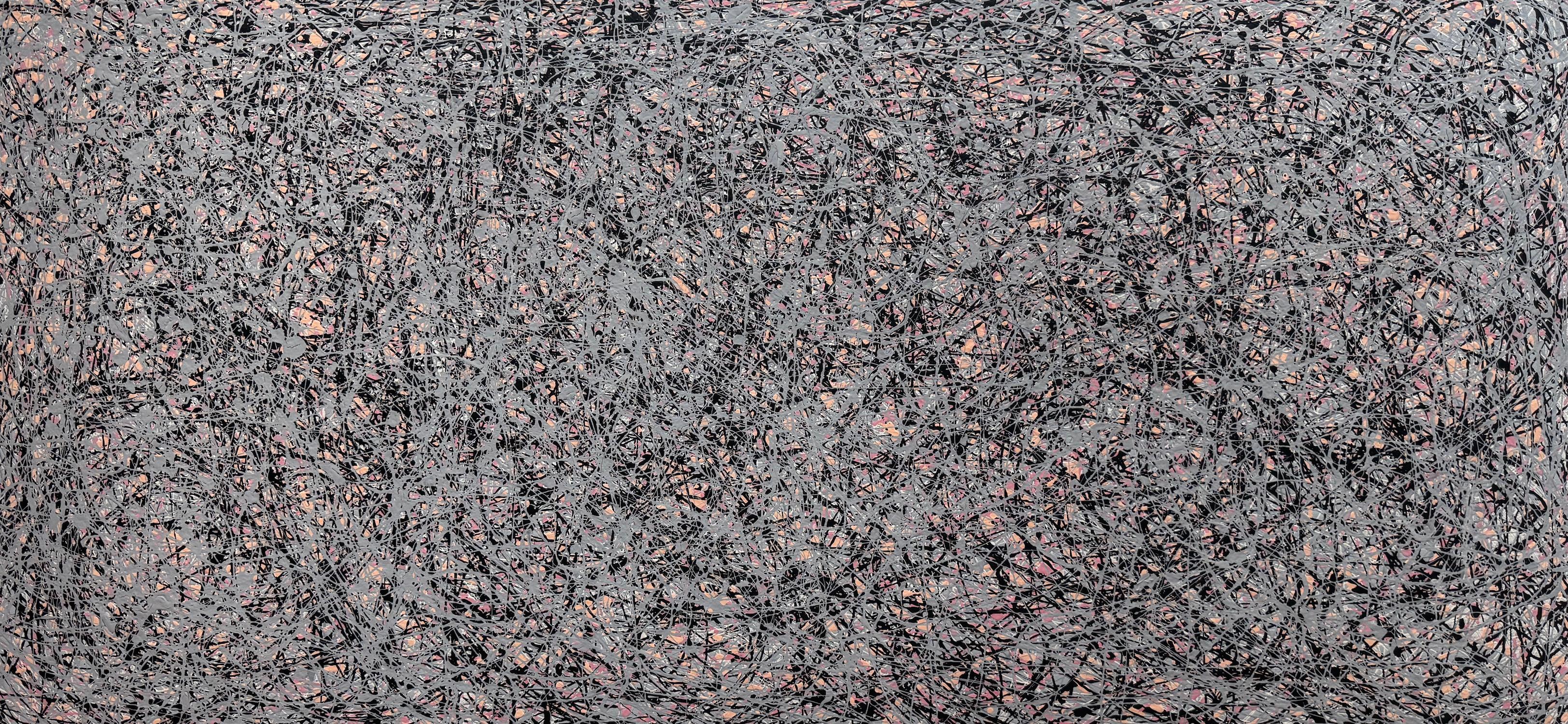 Mark Antoni Abstract Painting – Abstraktes Gespräch 4, Modernes Originalgemälde, hängefertig