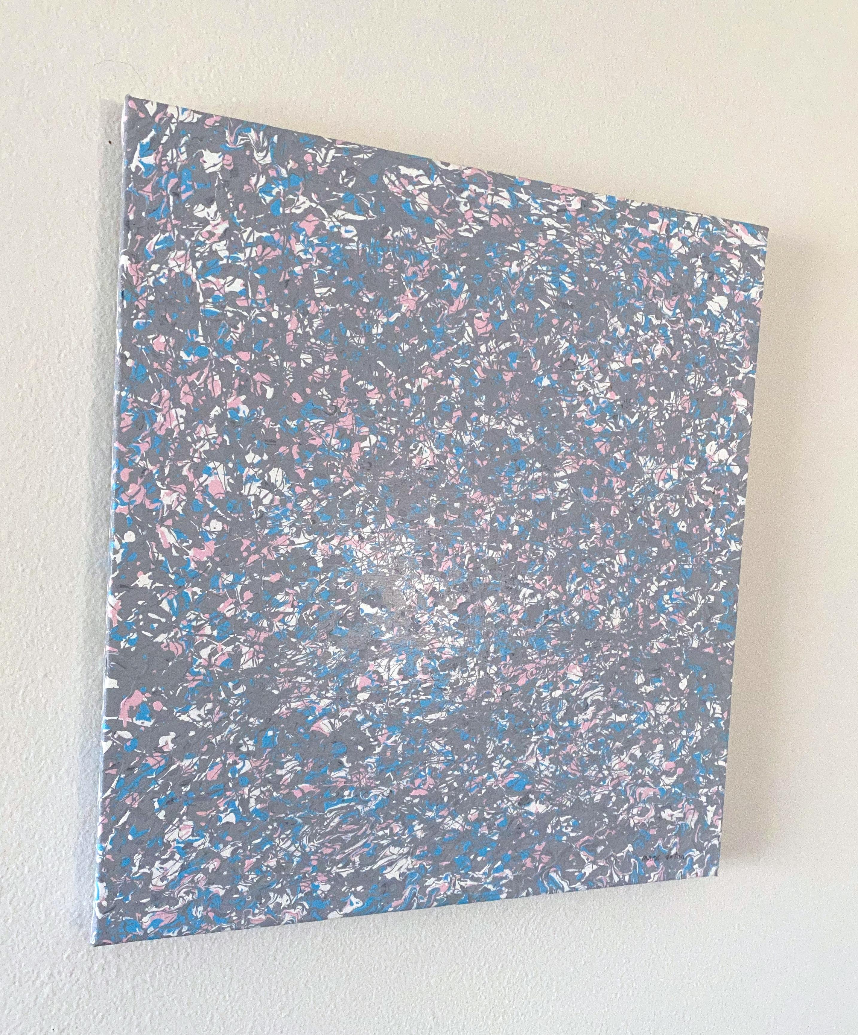 Achievement 2, Originalgemälde, hängefertig (Grau), Abstract Painting, von Mark Antoni