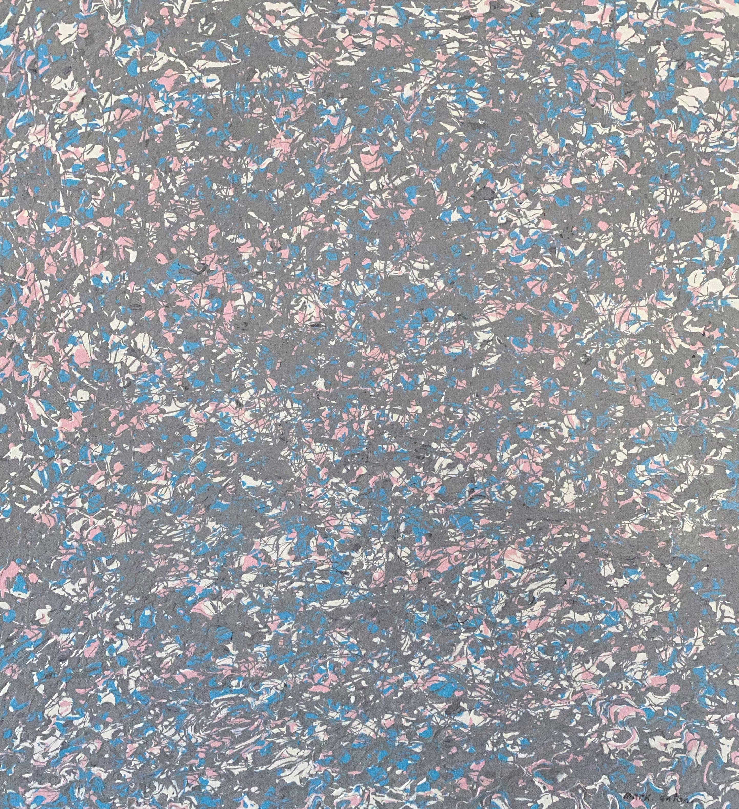 Mark Antoni Abstract Painting – Achievement 2, Originalgemälde, hängefertig