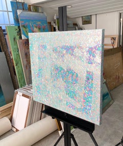 Prima elementare, Astratto, Pittura ad olio originale, Pronto da appendere