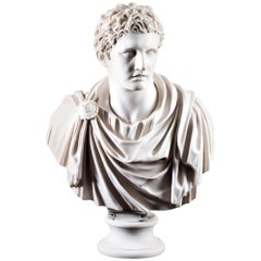Vintage Mark Antony Bust Sculpture, 20th Century