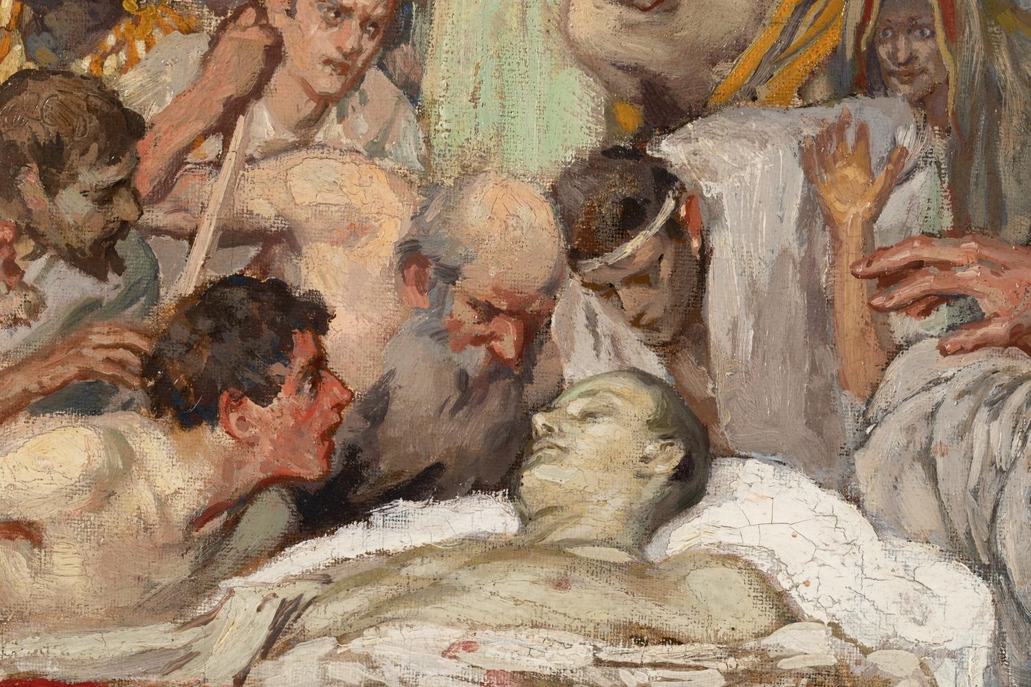 Mark Antony's Funeral Oration over the Corpse of Caesar, Robert Seuffert For Sale 5