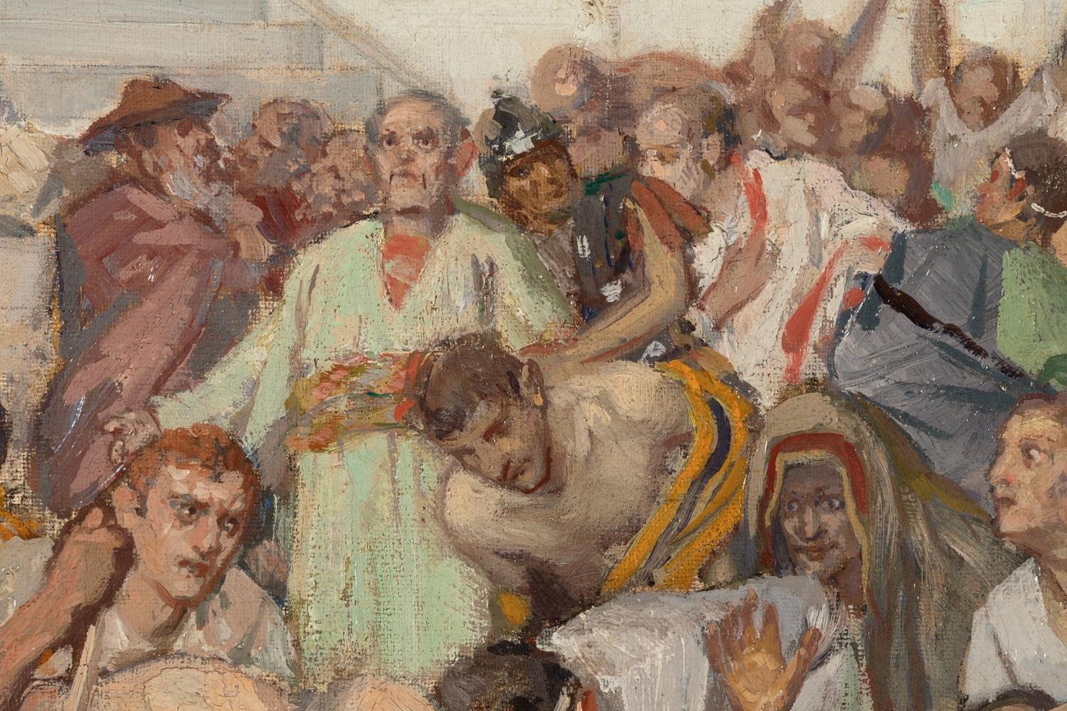Mark Antony's Funeral Oration over the Corpse of Caesar, Robert Seuffert For Sale 12