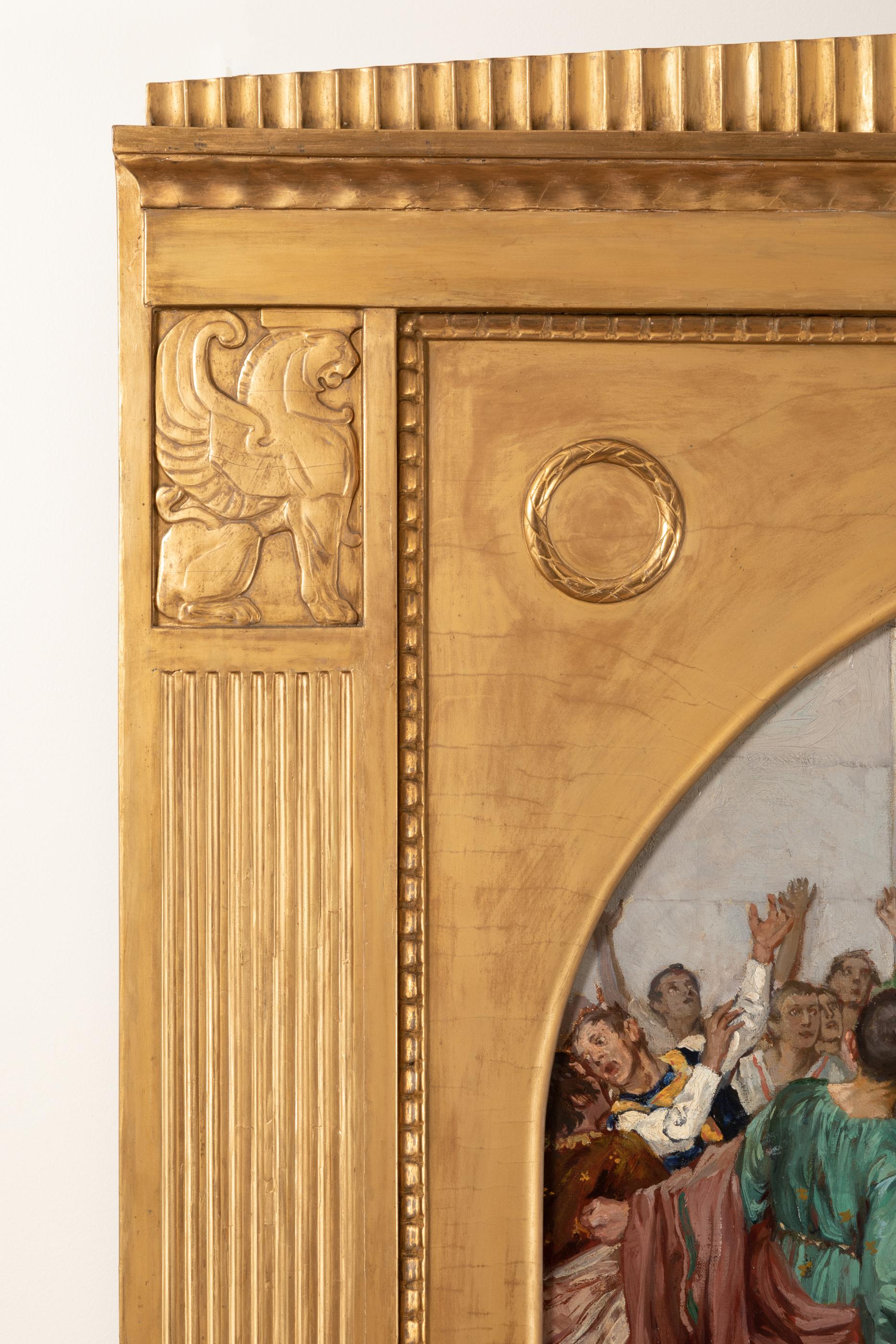 Mark Antonys Sterbliche Oration über das Corpse of Caesar, Robert Seuffert (Art nouveau) im Angebot