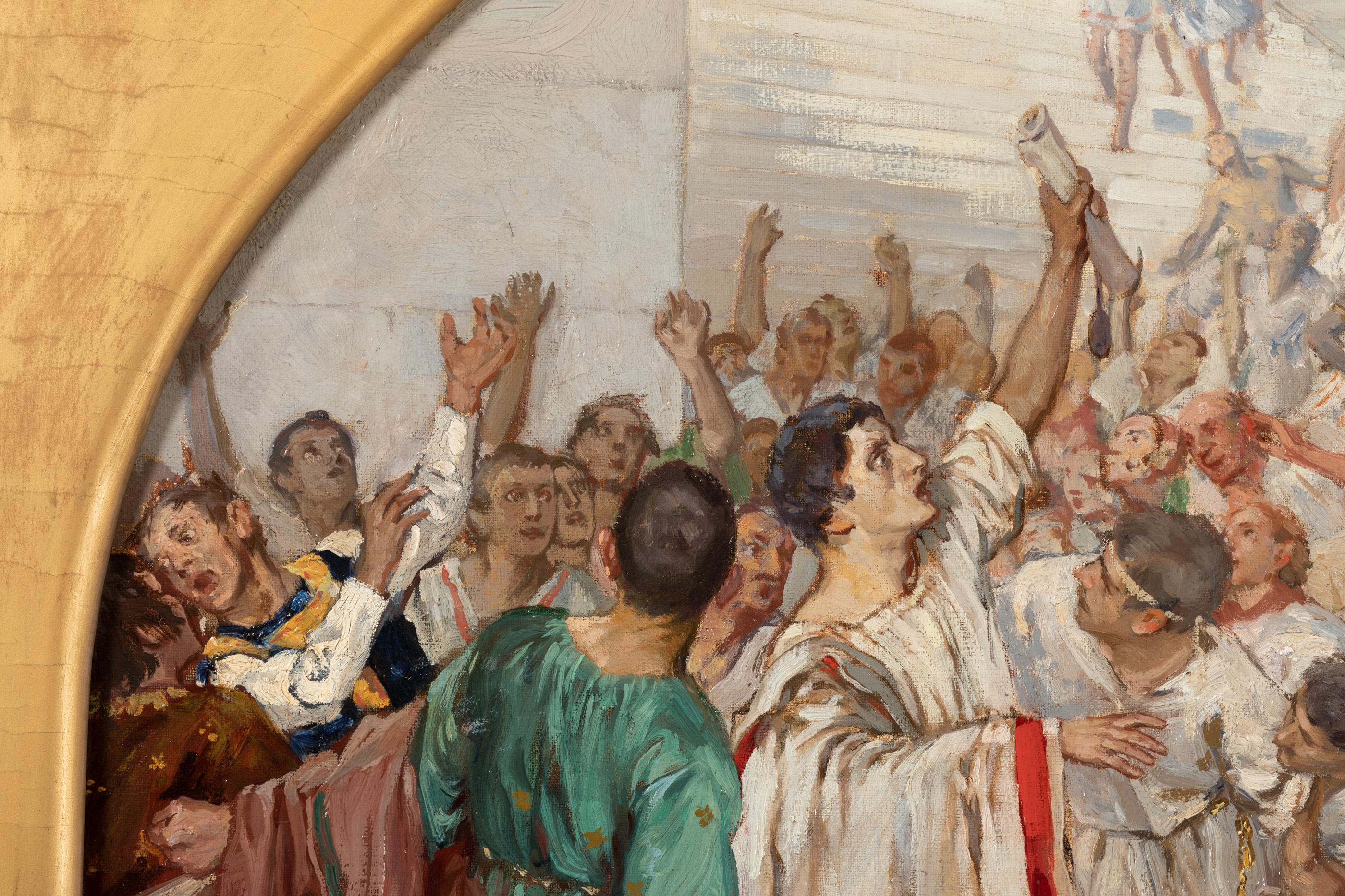 Mark Antonys Sterbliche Oration über das Corpse of Caesar, Robert Seuffert (20. Jahrhundert) im Angebot