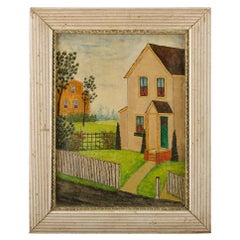 Antique Mark Baum 'Polish' "House next Door"