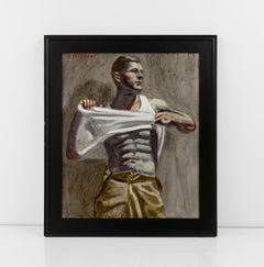 Bruce Sargeant (1898-1938) - Charlie Taking Off His Shirt