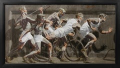 [Bruce Sargeant (1898-1938)] Frieze with Five Tightly Grouped Athletes