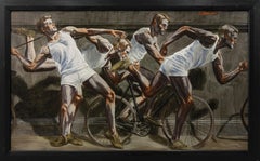 [Bruce Sargeant (1898-1938)] Frieze with Four Athletes