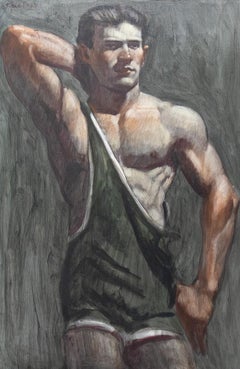 [Bruce Sargeant (1898-1938)] Green Singlet
