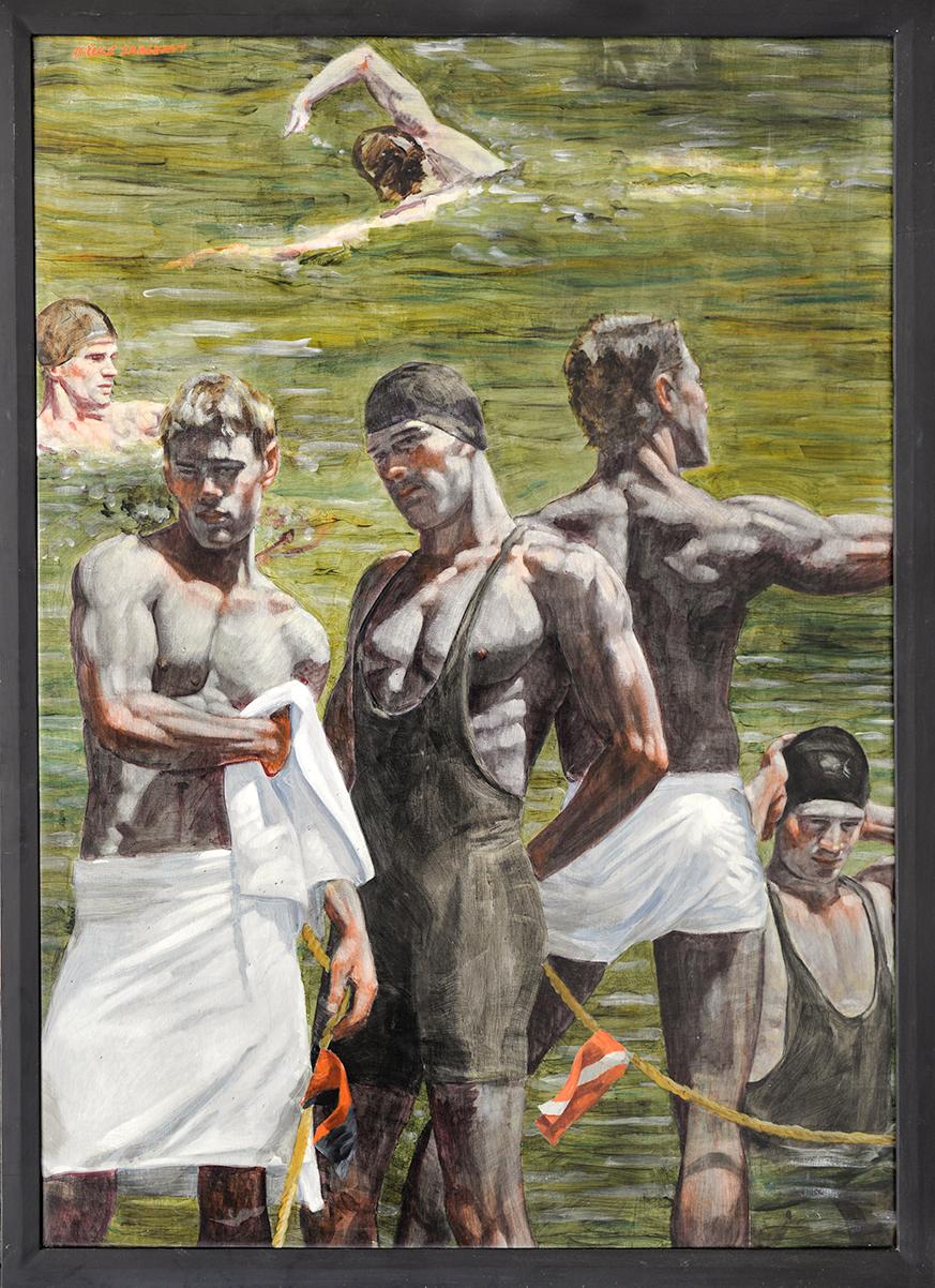 [Bruce Sargeant (1898-1938)] Im und aus dem Wasser – Painting von Mark Beard