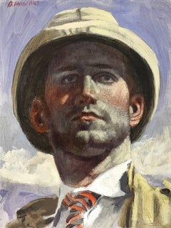 [Bruce Sargeant (1898-1938)] Jeff in Pith Helmet