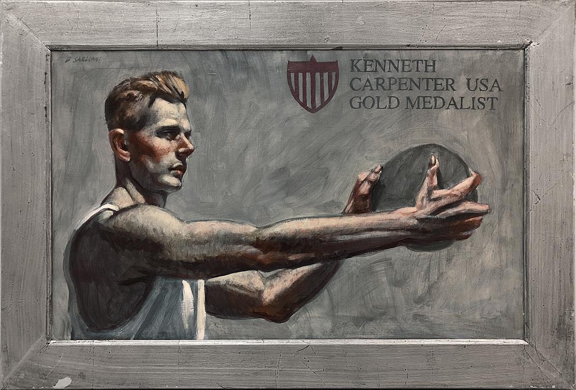 Figurative Painting di Mark Beard - [Bruce Sargeant (1898-1938)] Kenneth Carpenter, Medaglia d'Oro