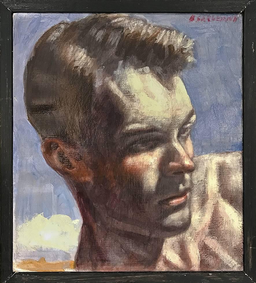 Mark Beard Figurative Painting - [Bruce Sargeant (1898-1938)] Kim Head Study