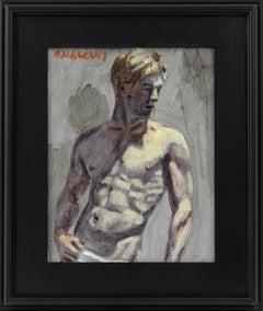 [Bruce Sargeant (1898-1938)] Man in Towel Looking to the Side