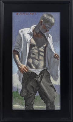 [Bruce Sargeant (1898-1938)] Man With Open Shirt